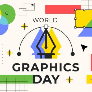 Flat World Graphics Day Illustration – Creative Visual Celebration Graphic1